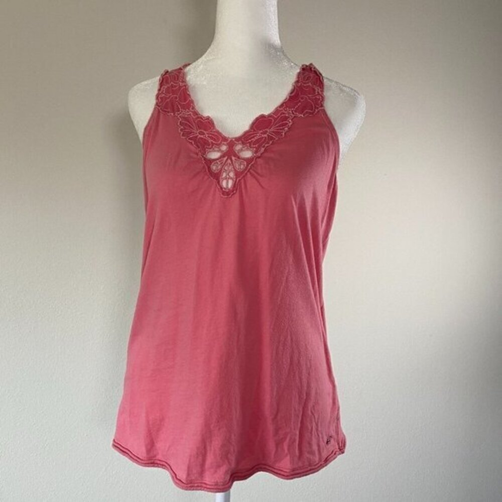 Hollister Coral Lace Tank